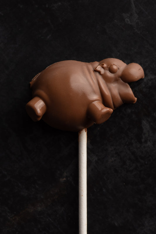 Moodeng lollipops / baby hippos x 6