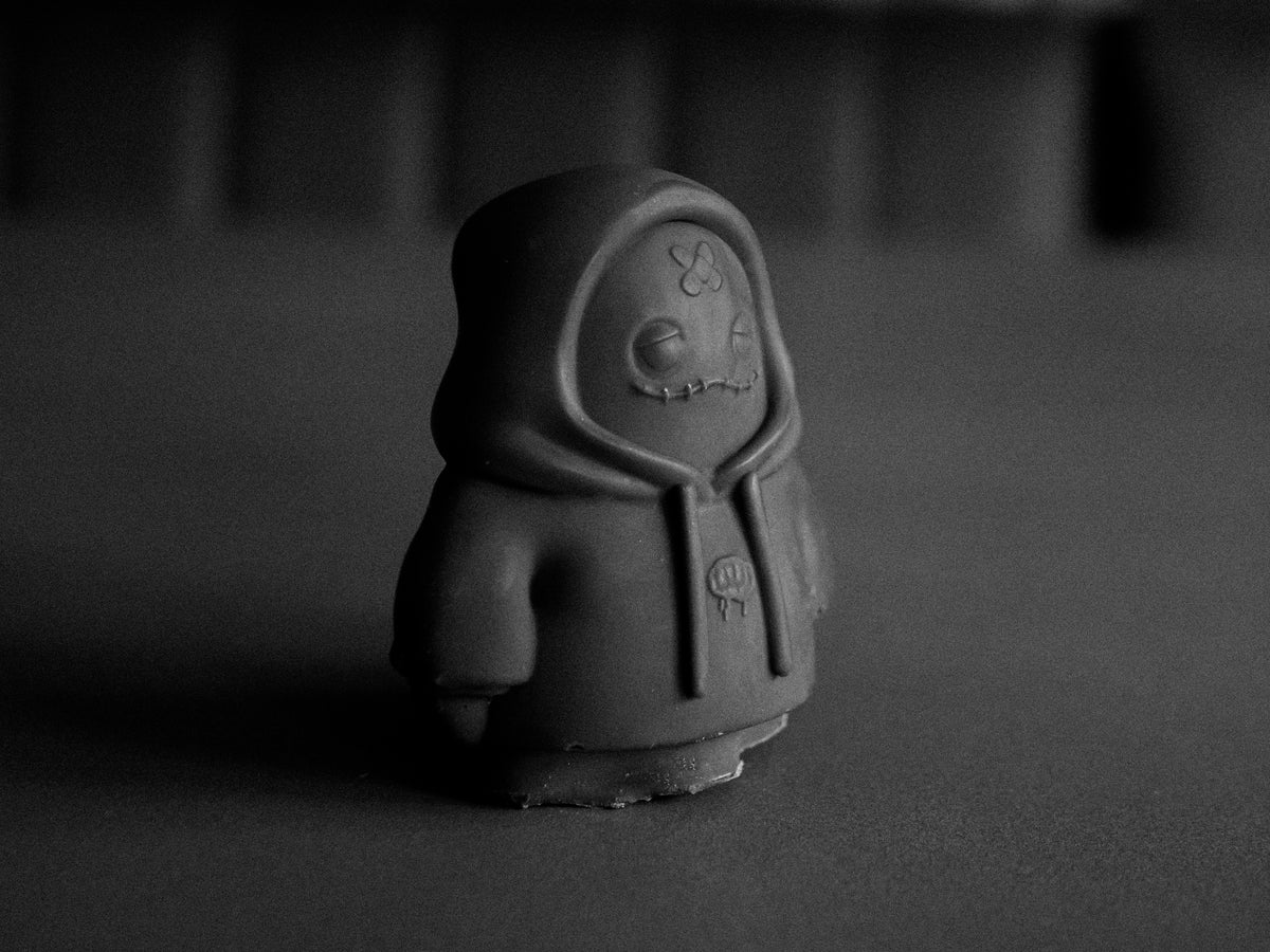 Handcrafted Belgian Milk Chocolate hooded ghost