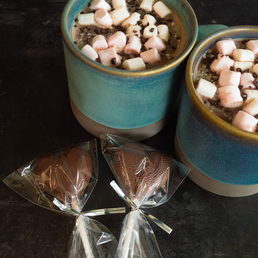 Belgian Hot Chocolate Gift Set: Perfect for Valentine's Day, Christmas, Anniversaries & Romantic Occasions