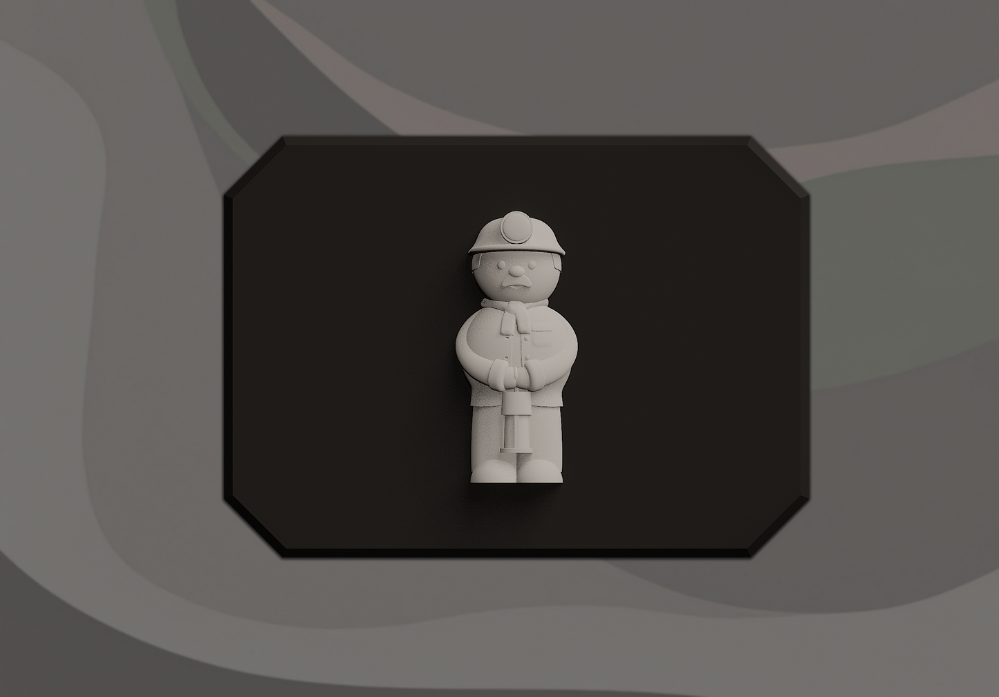 Welsh Miner Signling - 3D Door Sign, Plaque, Nameplate - Can be Personalised