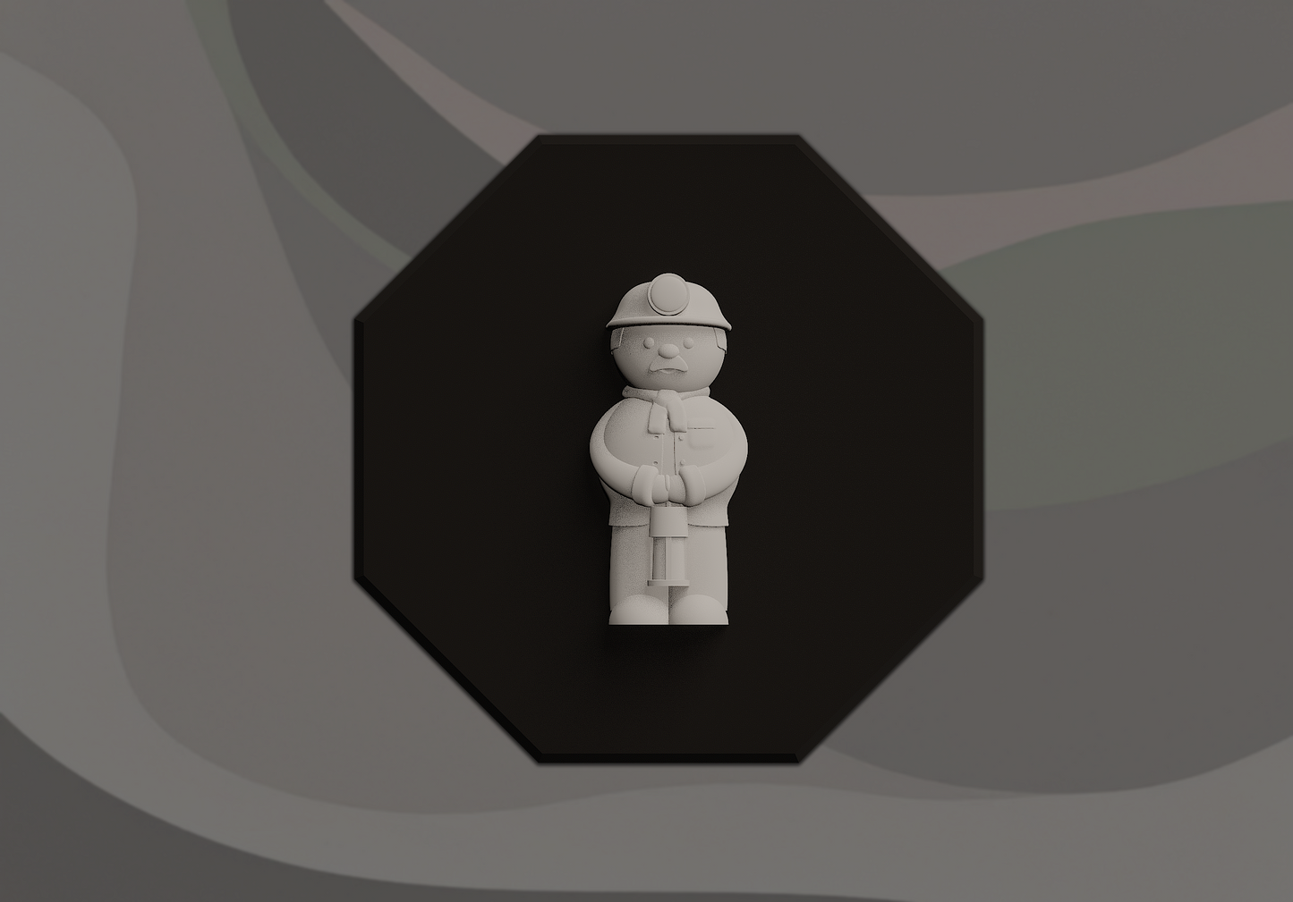 Welsh Miner Signling - 3D Door Sign, Plaque, Nameplate - Can be Personalised