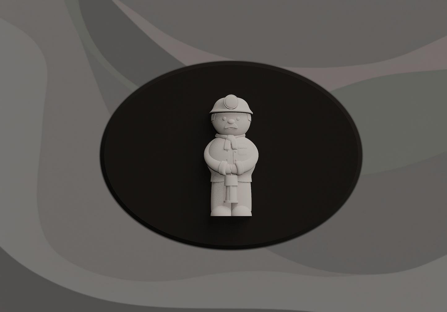 Welsh Miner Signling - 3D Door Sign, Plaque, Nameplate - Can be Personalised