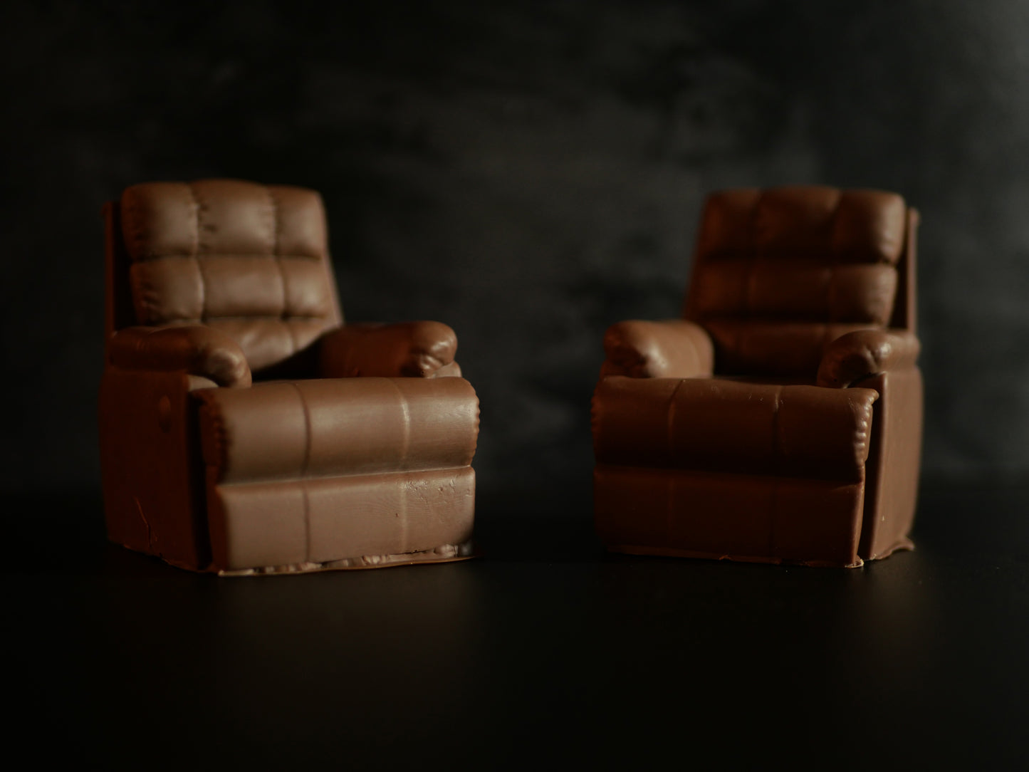 Recliner Chair (Belgian Chocolate /sofa/easy chair/anniversary gift/ Cake topper)