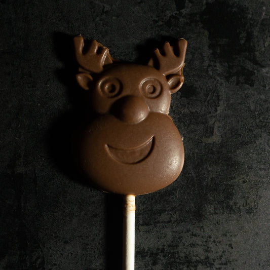 Chocolate Reindeer Lollipops x4
