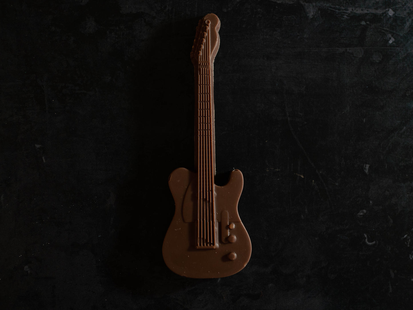 Guitar Telecaster Design Belgian Milk Chocolate Bars / rock/ instrument/ band/ heavy