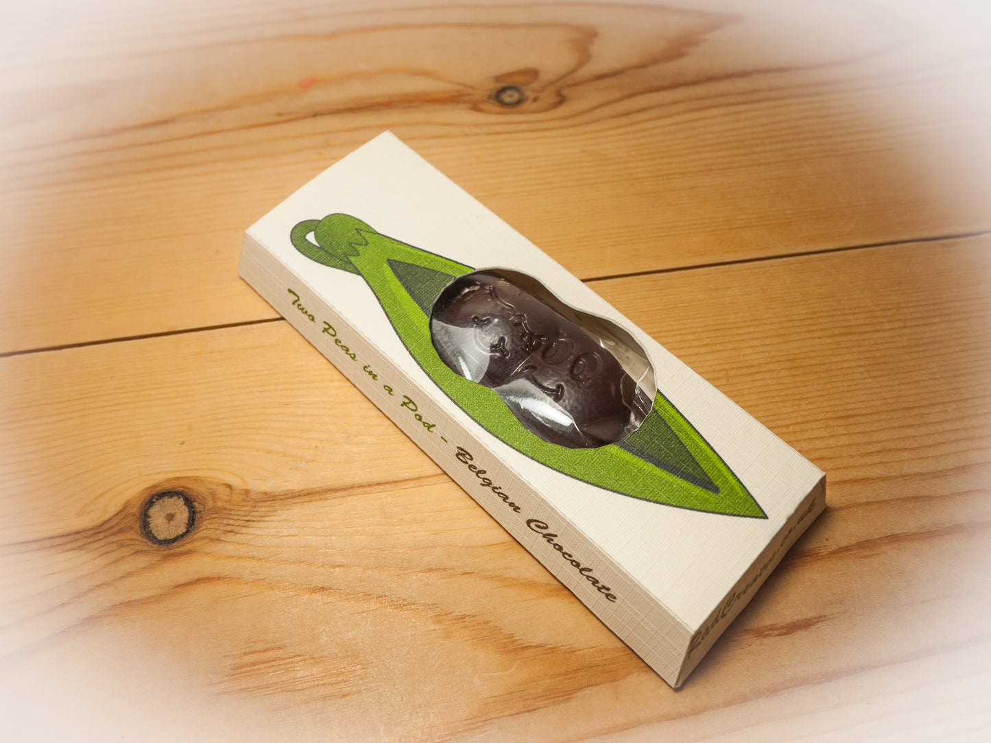 Peas in a pod Belgian Chocolate bars in a gift box X 2