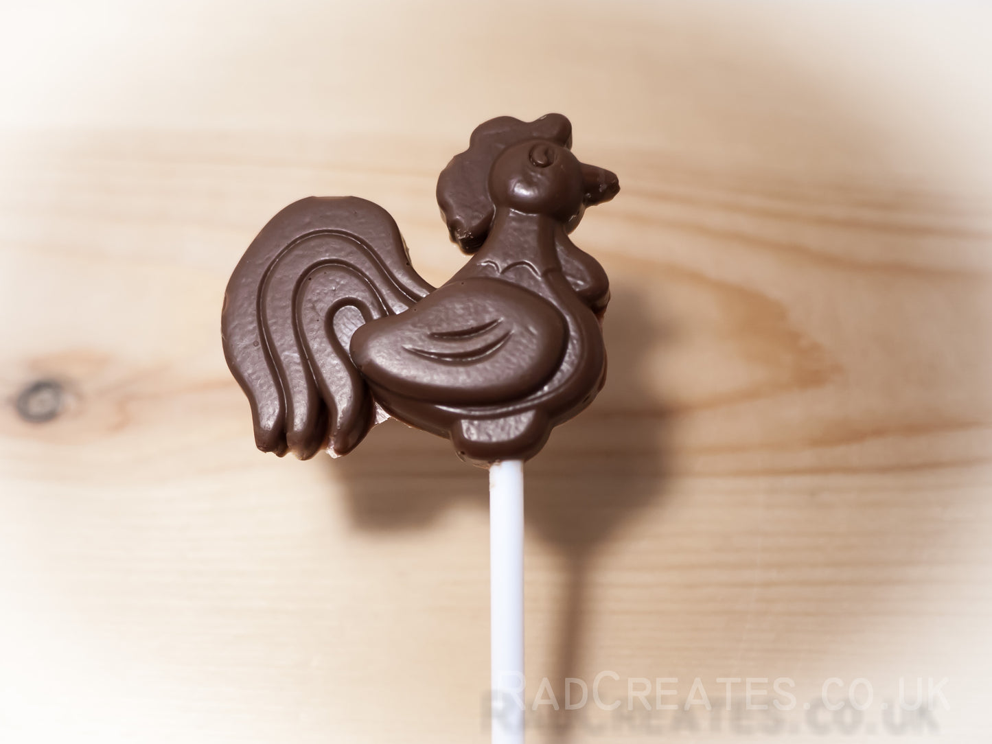 Rooster/ Chicken/ Hen Belgian Milk Chocolate Lollipops x 4