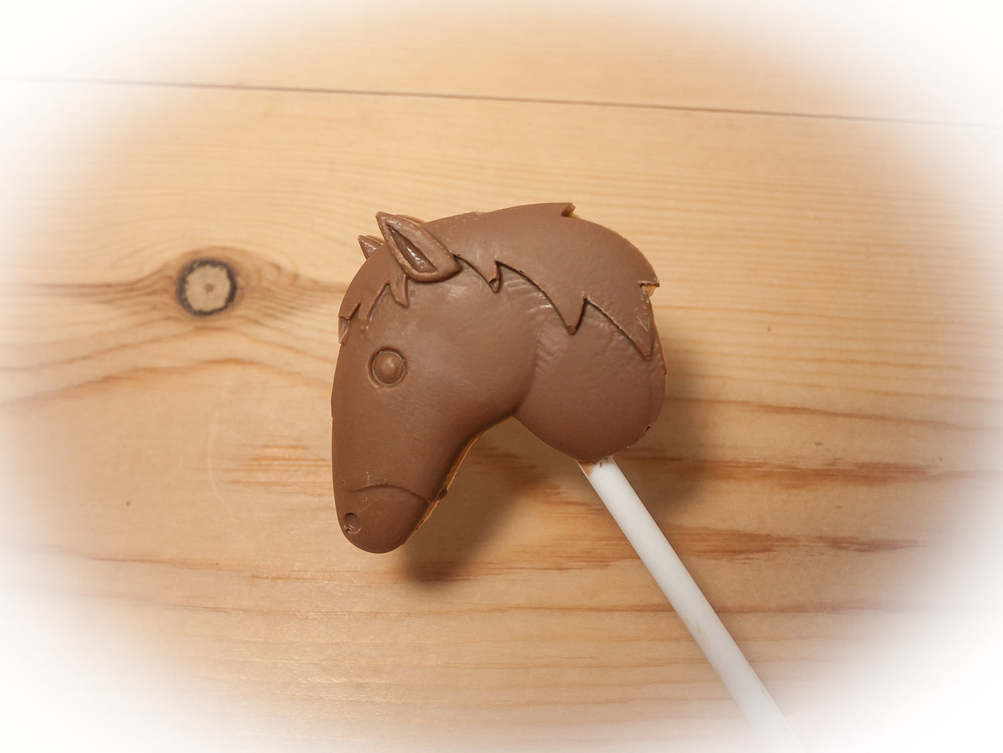 Farm Design Belgian Milk Chocolate Lollipops x 4 Horse