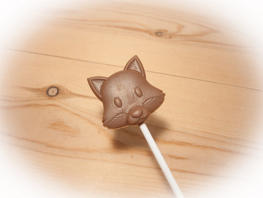 Fox Belgian Milk Chocolate Lollipops x 4