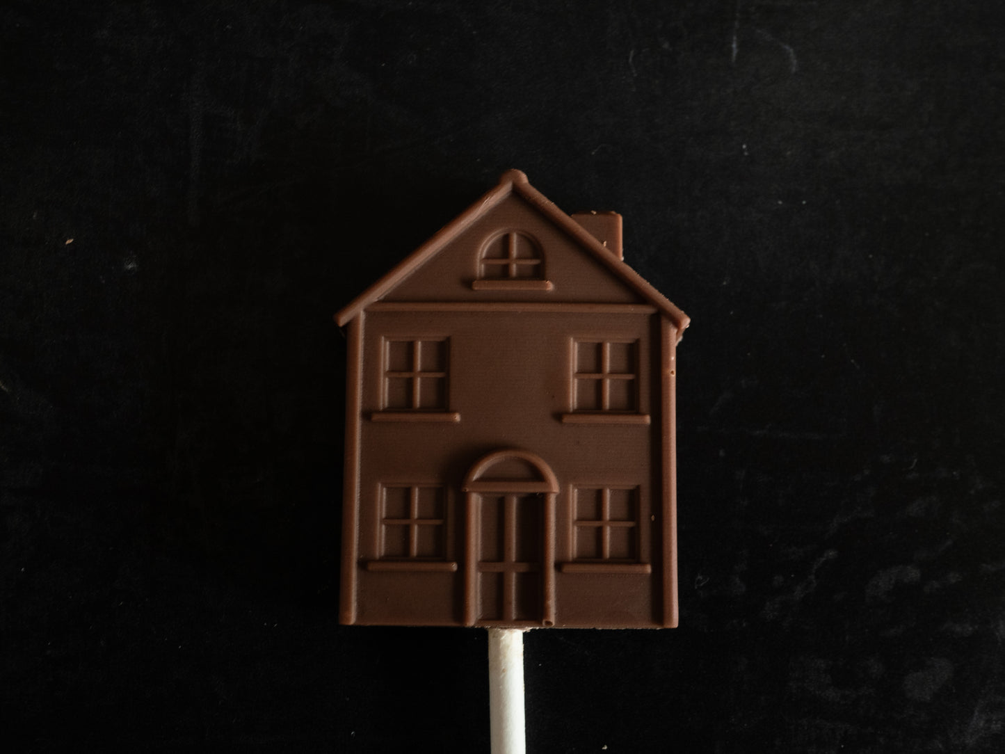 Handcrafted Belgian Chocolate House Lollipops - Perfect Housewarming or Estate Agent Gift Set (4 Pack)