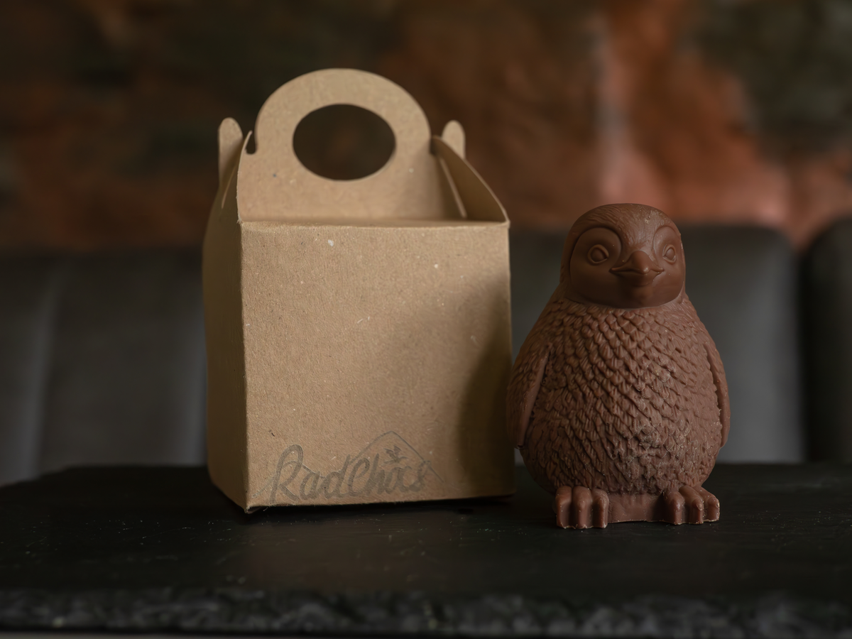 Handcrafted Belgian Chocolate Penguin Figurine