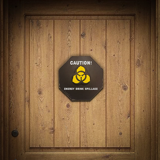 Biohazard Weathered Signling - 3D Door Sign, Plaque, Nameplate - Can be Personalised