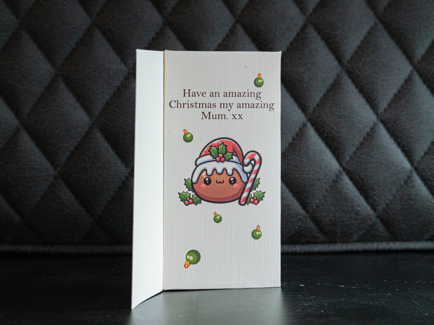 Christmas Present ChocCard, Personalised Card with a chocolate design of your choice