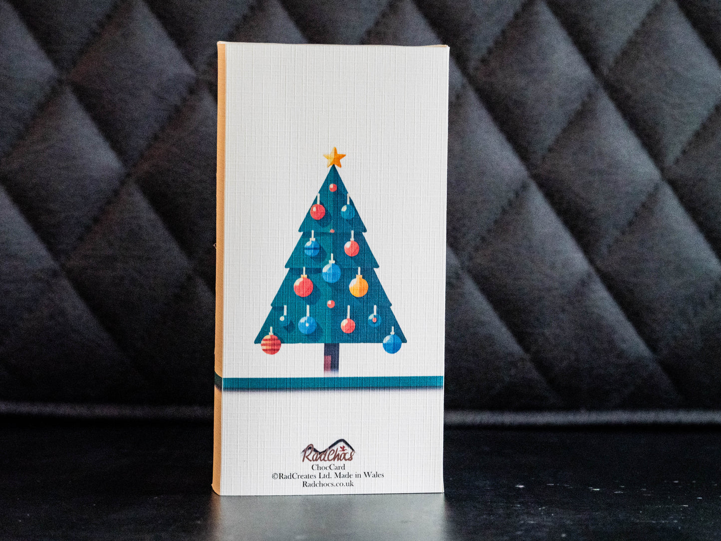 Snowman Christmas ChocCard, Personalised Card with a chocolate design of your choice