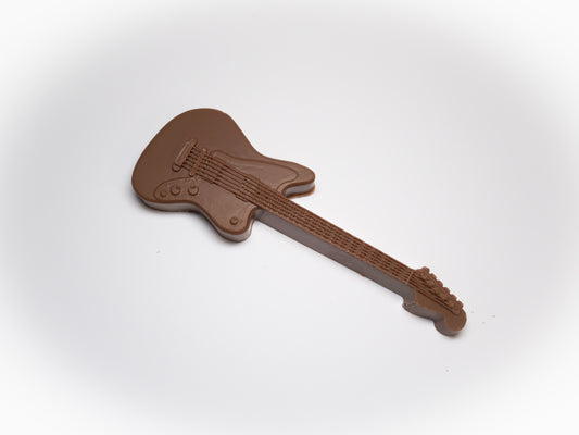 Guitar Jaguar Design Belgian Milk Chocolate Bars / rock/ instrument/ band/ heavy