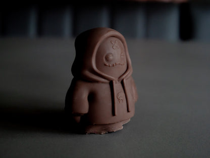 Handcrafted Belgian Milk Chocolate hooded ghost
