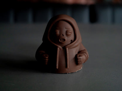 Handcrafted Belgian Milk Chocolate Patchwork Ghost