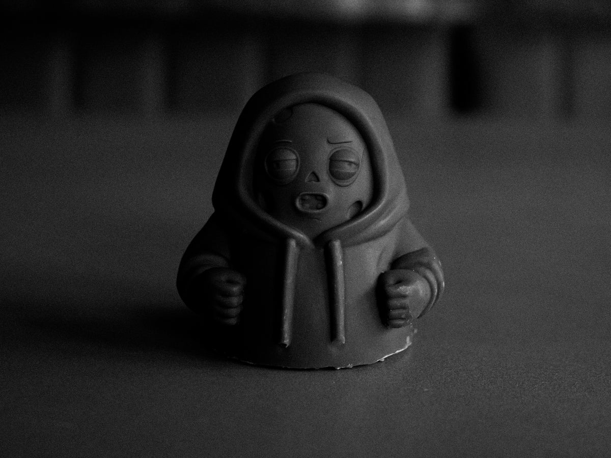 Handcrafted Belgian Milk Chocolate Patchwork Ghost