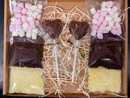 Belgian Hot Chocolate Gift Set: Perfect for Valentine's Day, Christmas, Anniversaries & Romantic Occasions