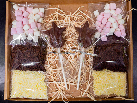 Belgian Hot Chocolate Gift Box: You're a Star-Themed Thank You Present for Friends, Teachers & Loved Ones
