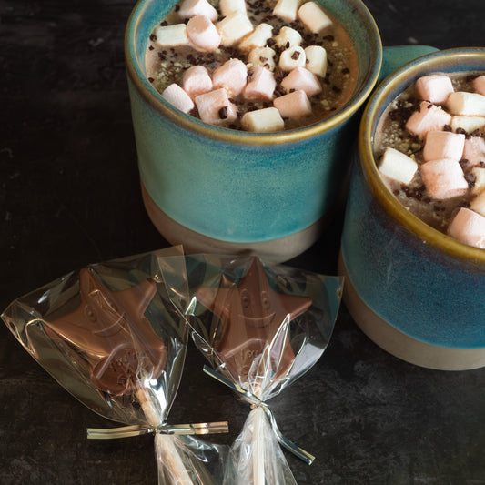 Belgian Hot Chocolate Gift Box: You're a Star-Themed Thank You Present for Friends, Teachers & Loved Ones