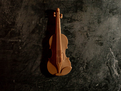 Violin Belgian chocolate bar/ instrument/ music/ orchestra