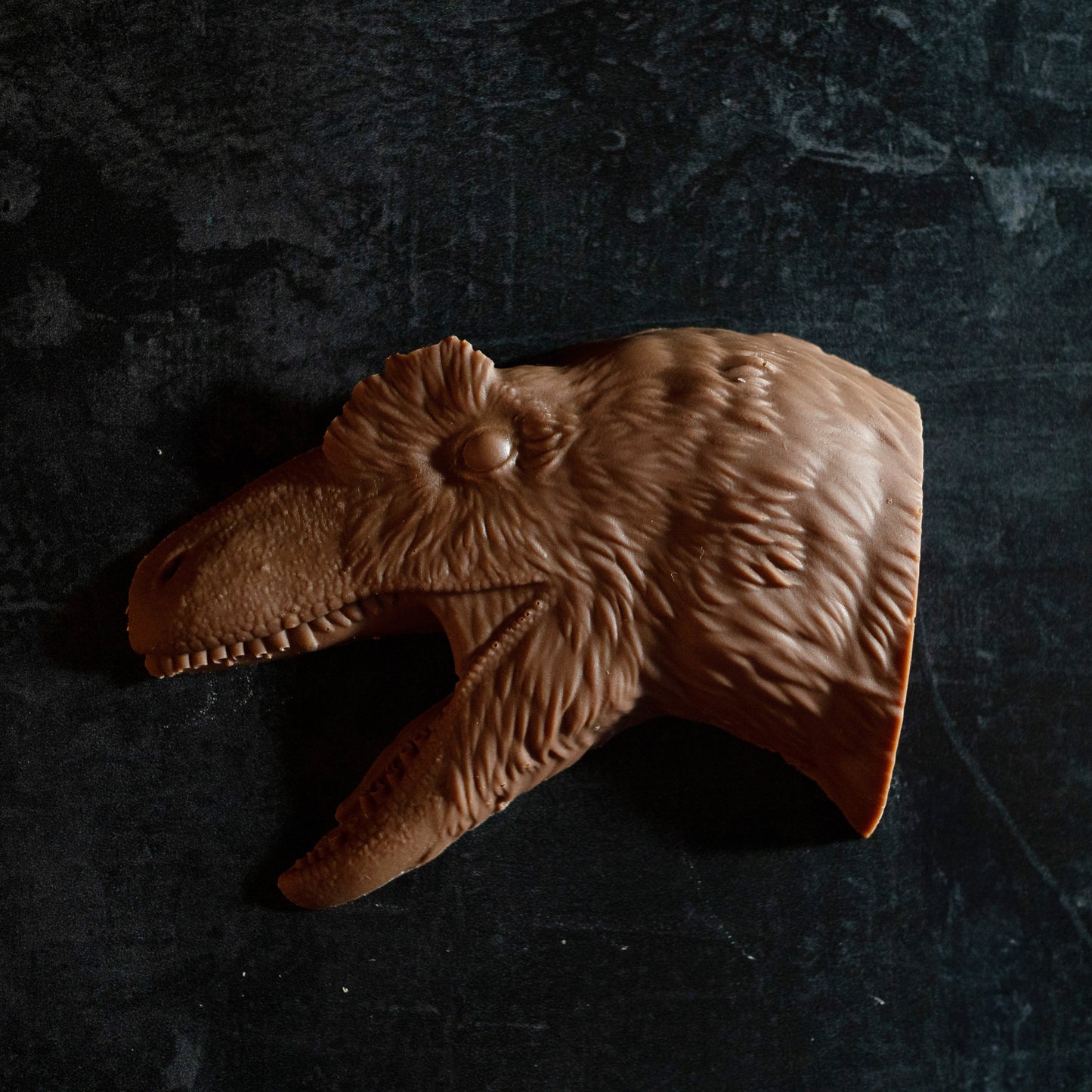 2 x Belgian Chocolate Dinosaur/ Deinonychus/ prehistoric