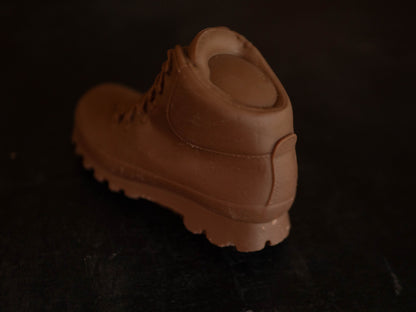 Pair of Chocolate Walking Boots (Birthday /anniversary /gift/ Cake topper)