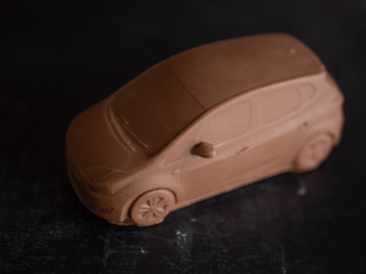 Two Chocolate Hatchback Cars (Driving Test/anniversary /gift/ Cake topper)