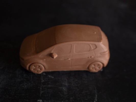 Two Chocolate Hatchback Cars (Driving Test/anniversary /gift/ Cake topper)