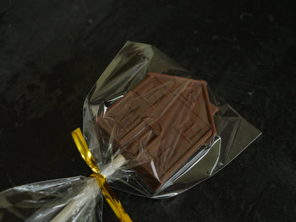 Handcrafted Belgian Chocolate House Lollipops - Perfect Housewarming or Estate Agent Gift Set (4 Pack)