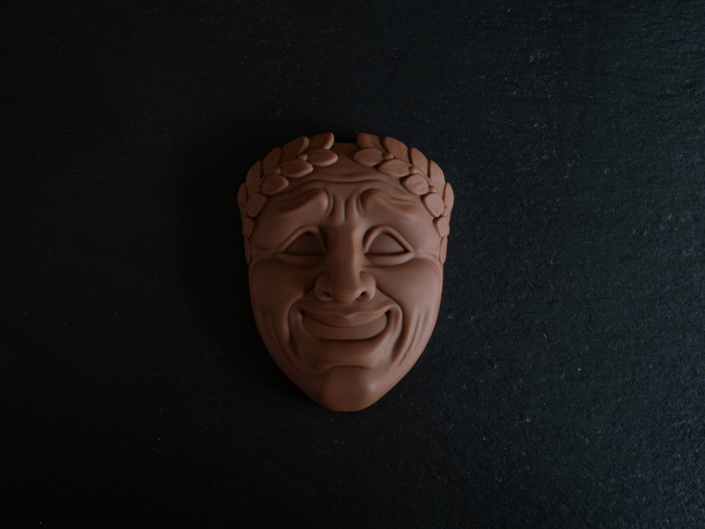 Greek Theatre Comedy Mask Design Belgian Chocolates in Gift Box