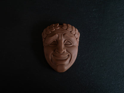 Greek Theatre Comedy Mask Design Belgian Chocolates in Gift Box