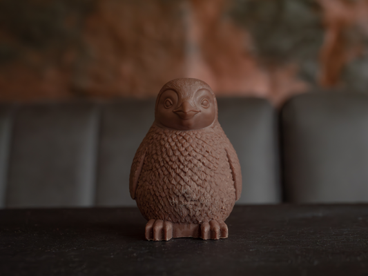 Handcrafted Belgian Chocolate Penguin Figurine