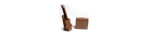 chocolate guitar and amp set gift