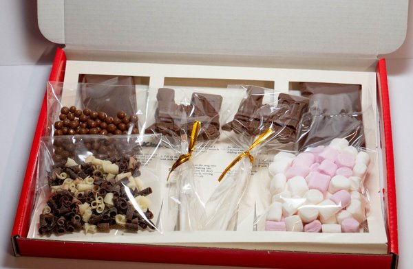 Belgian Hot Chocolate Gift Box - Trains