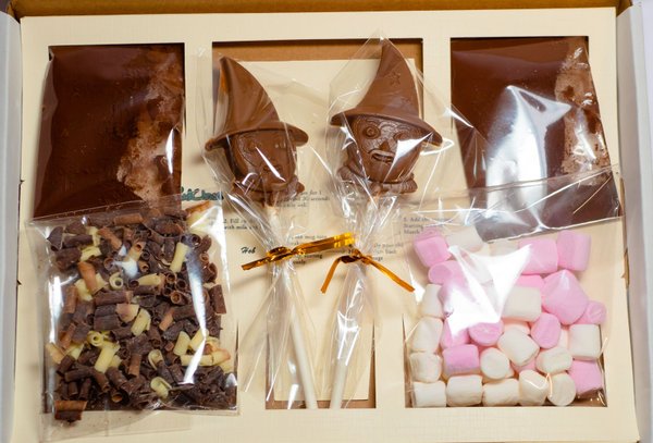 Wizard Hot Belgian Chocolate Gift box for two.