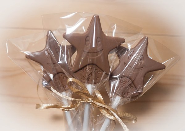 Belgian chocolate lollipops, You're a Star x 8