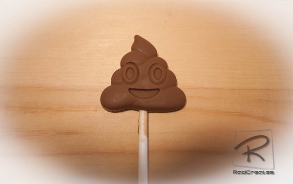 Belgian chocolate lollipops, Emoji Poop Mix & Match