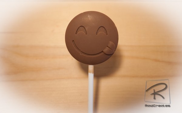 Belgian chocolate lollipops, Emoji Yum Mix & Match