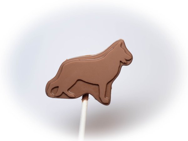 Belgian chocolate lollipops, German Shepherd Dog Breed  Mix and Match